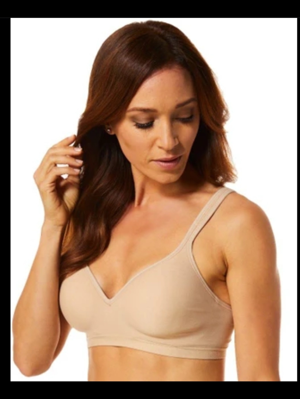 34D Bali Women's Comfort Revolution Shaping Wireless Smoothing Bra 3463